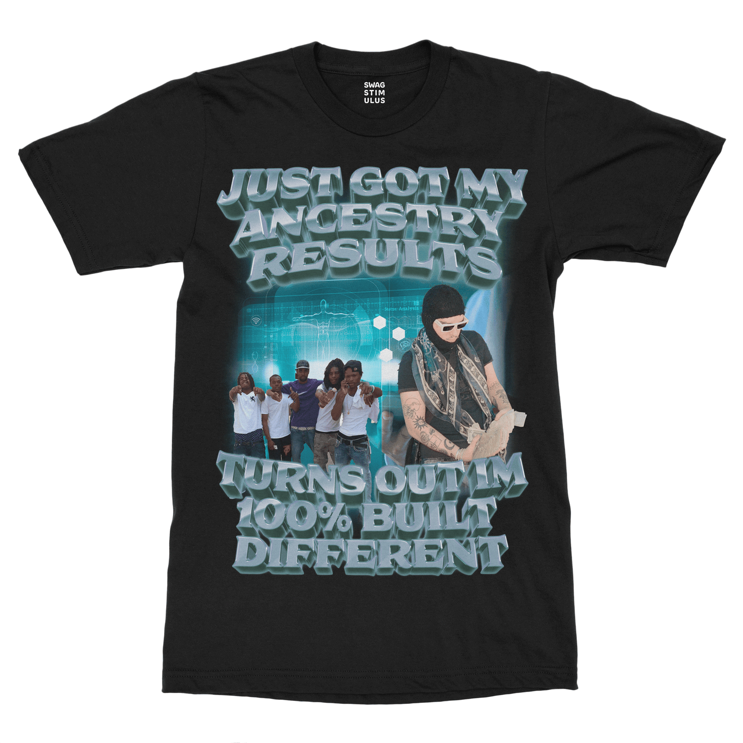 100% Built Different T-Shirt