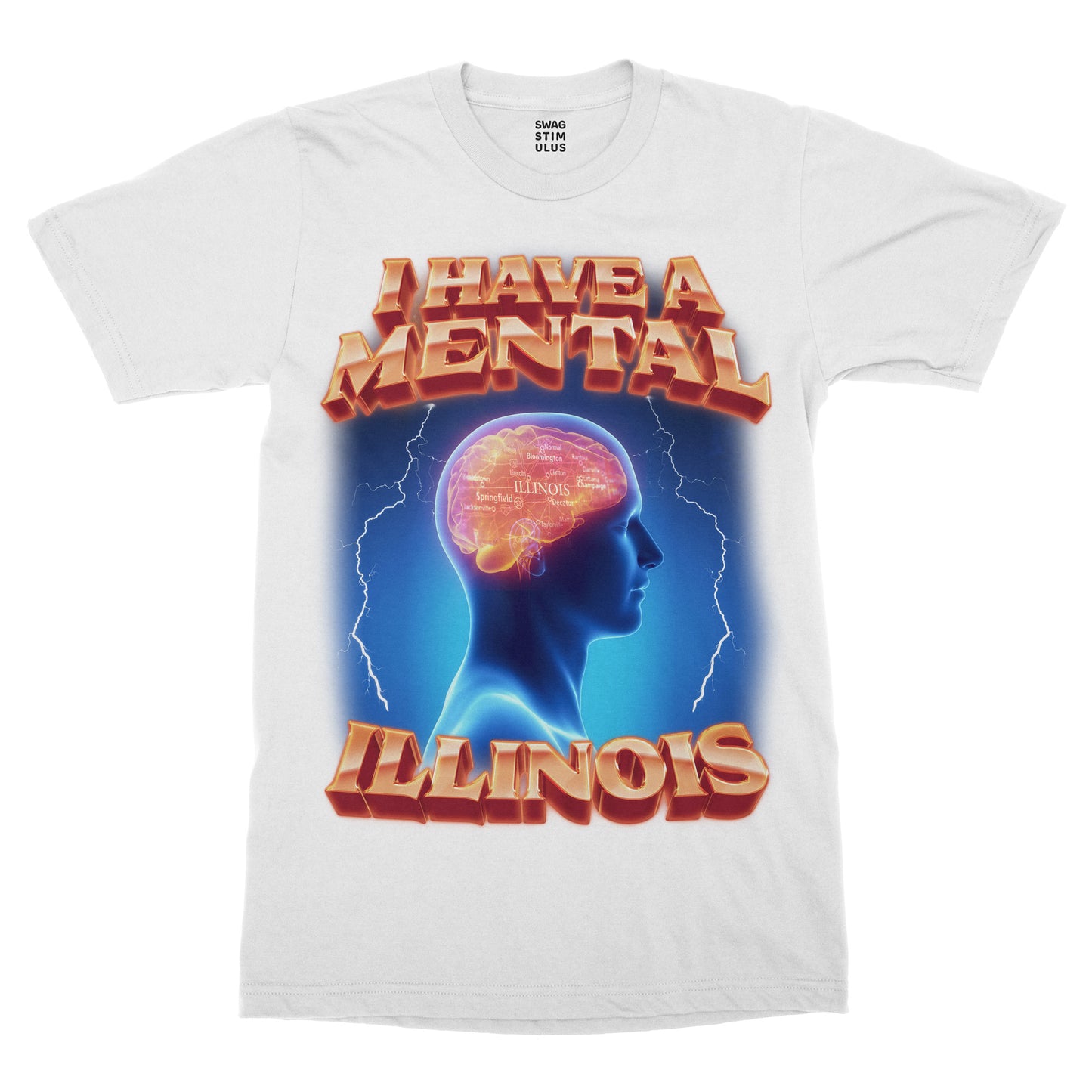 I Have A Mental Illinois T-Shirt