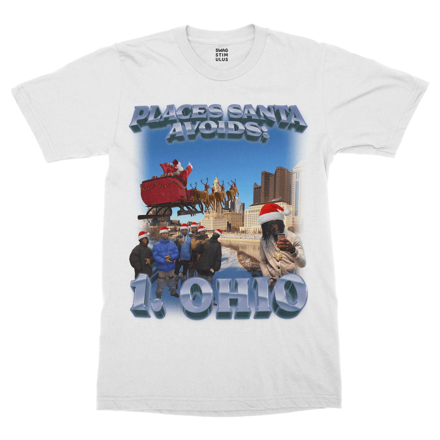 Santa Avoids Ohio T-Shirt