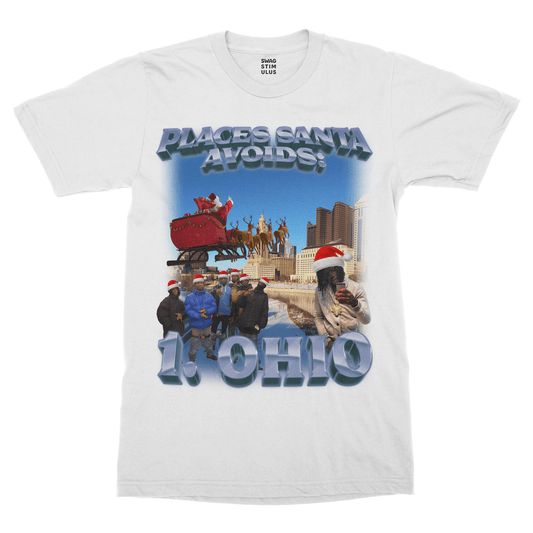 Santa Avoids Ohio T-Shirt